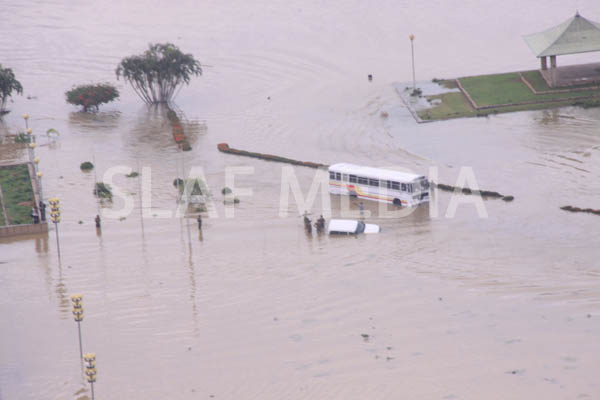 SLAF Conducted Helicopter Recce To Assess Flood Damage and Assistance