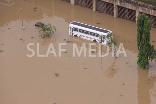 SLAF Conducted Helicopter Recce To Assess Flood Damage and Assistance