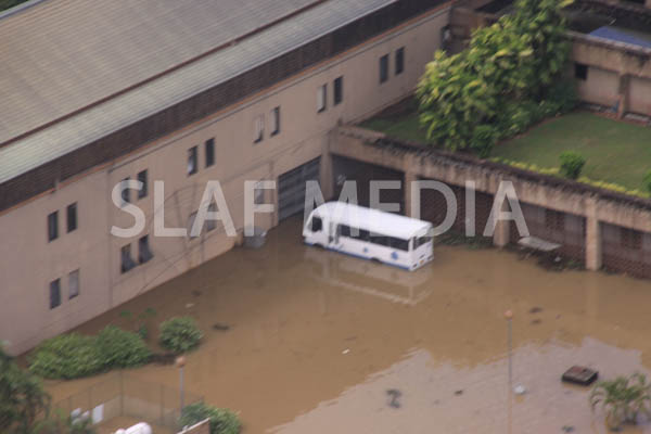 SLAF Conducted Helicopter Recce To Assess Flood Damage and Assistance