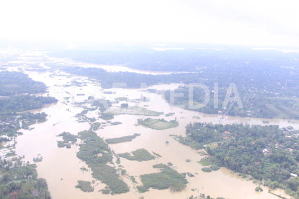 SLAF Conducted Helicopter Recce To Assess Flood Damage and Assistance