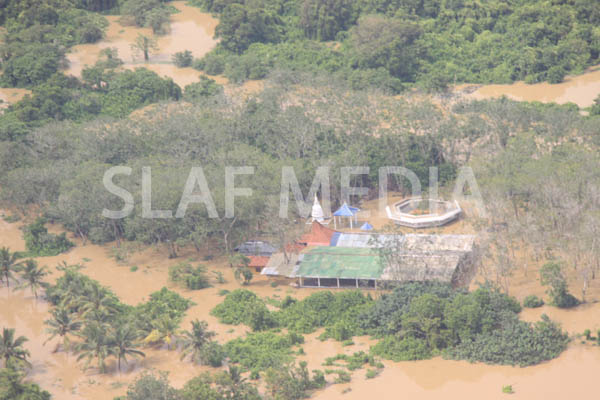 SLAF Conducted Helicopter Recce To Assess Flood Damage and Assistance