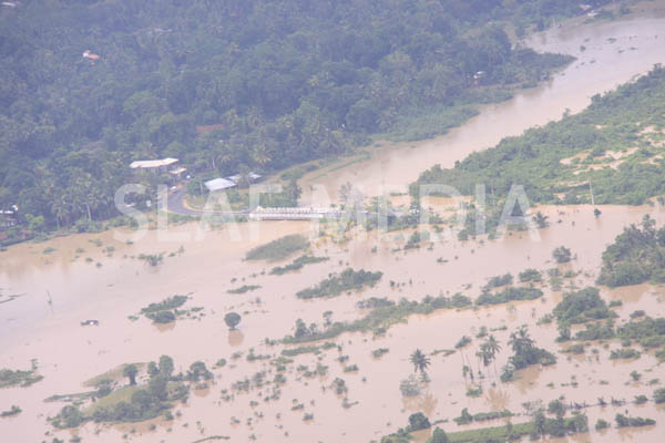 SLAF Conducted Helicopter Recce To Assess Flood Damage and Assistance