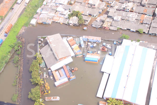SLAF Conducted Helicopter Recce To Assess Flood Damage and Assistance