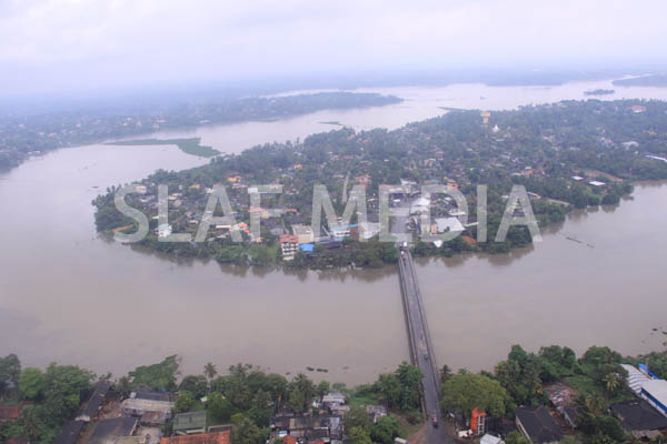 SLAF Conducted Helicopter Recce To Assess Flood Damage and Assistance