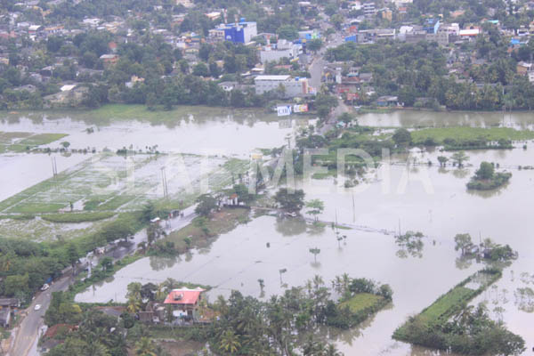 SLAF Conducted Helicopter Recce To Assess Flood Damage and Assistance