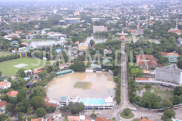 SLAF Conducted Helicopter Recce To Assess Flood Damage and Assistance