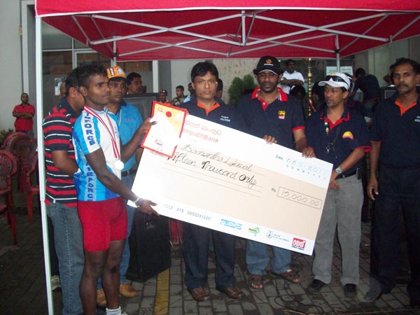 SLAF Cyclists Excel at Neth Fm Cycling Tournament Samantha Lakmal - 2nd place of B Division Race