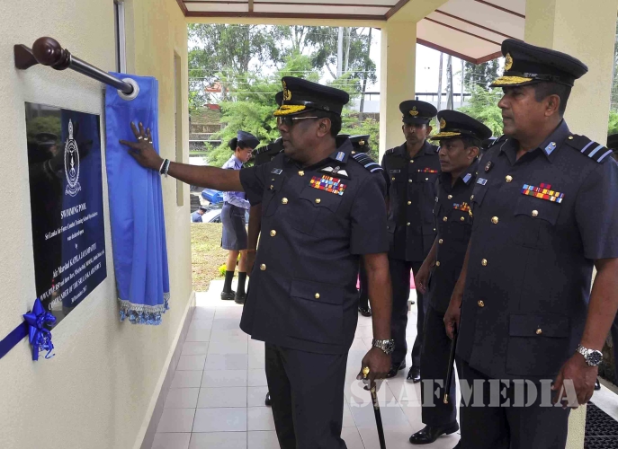 OPENING OF NEWLY CONSTRUCTED OFFICERS’ HOLIDAY HOME AND SWIMMING POOL AT SLAF CTS DIYATALAWA