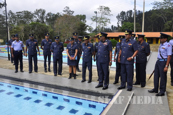 OPENING OF NEWLY CONSTRUCTED OFFICERS’ HOLIDAY HOME AND SWIMMING POOL AT SLAF CTS DIYATALAWA