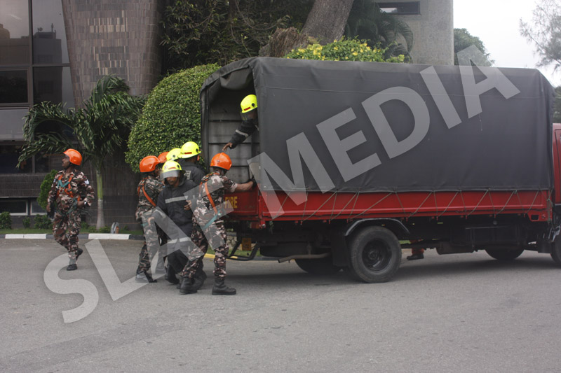 SLAF FIRE FIGHTගුවන් හමුදා ගිණි නිවීමේ ඒකකය ගිණි නිවීමේ පුහුණු සරඹයක් සාර්ථකව නිමකරයි SLAF FIRE FIGHTගුවන් හමුදා ගිණි නිවීමේ ඒකකය ගිණි නිවීමේ පුහුණු සරඹයක් සාර්ථකව නිමකරයි