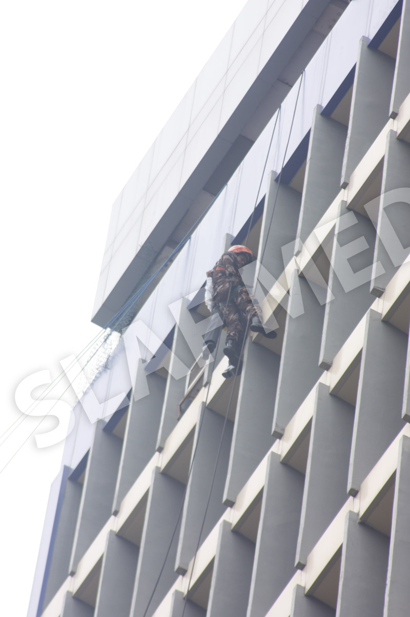 SLAF FIRE FIGHTERS Carry Out Fire Evacuation drill SLAF FIRE FIGHTERS Carry Out Fire Evacuation drill