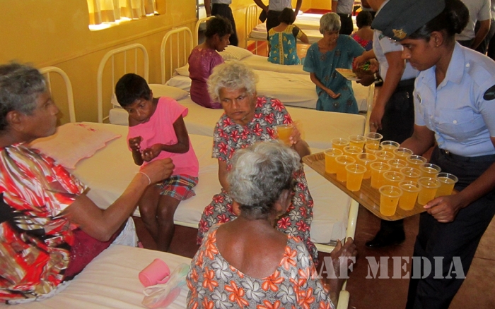 SVU of SLAF Koggala Visits Ward No 3 of Mulleriyawa Hospital