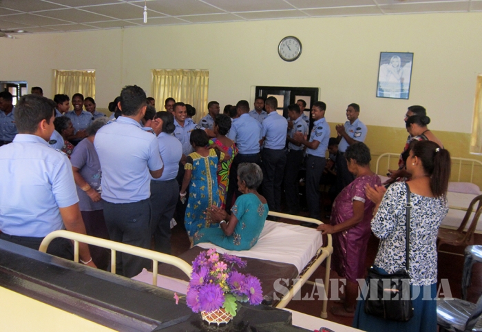 SVU of SLAF Koggala Visits Ward No 3 of Mulleriyawa Hospital