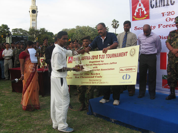 SLAF Palaly Become Champs At T20 Cricket In Jaffna