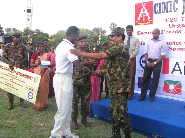 SLAF Palaly Become Champs At T20 Cricket In Jaffna