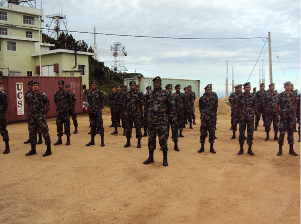 Formation Day at Piduruthalagala