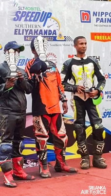 SLAF RIDER PERFORMS AT SLT-MOBITEL SPEEDUP HILL CLIMB 2022