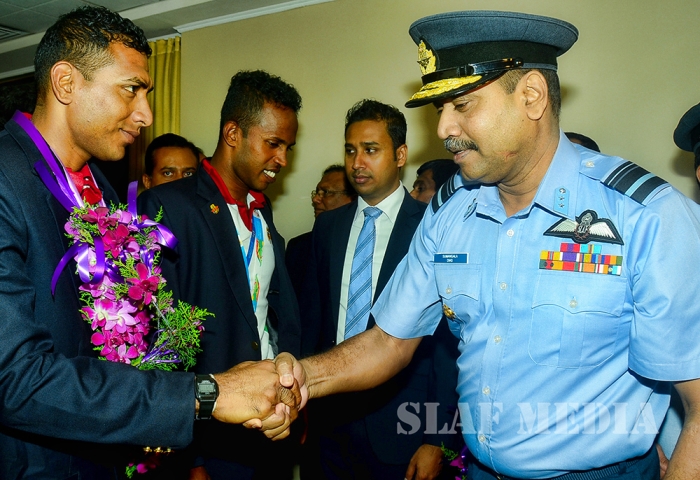 SLAF Team Brought Honour to Motherland