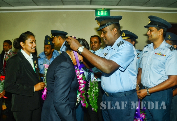 SLAF Team Brought Honour to Motherland
