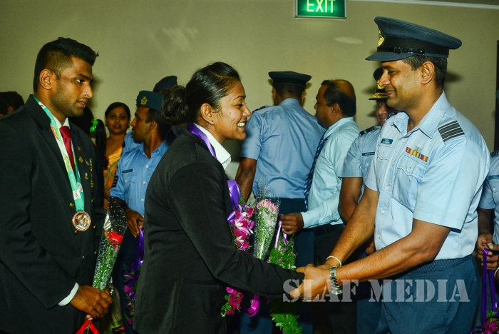 SLAF Team Brought Honour to Motherland