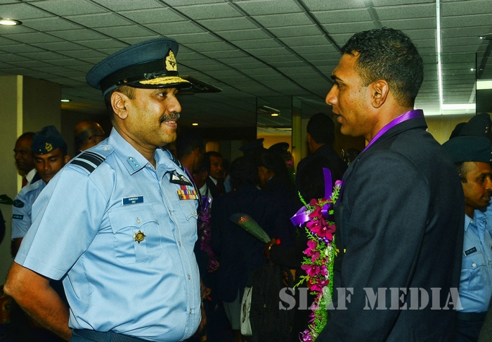 SLAF Team Brought Honour to Motherland