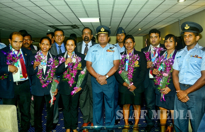 SLAF Team Brought Honour to Motherland