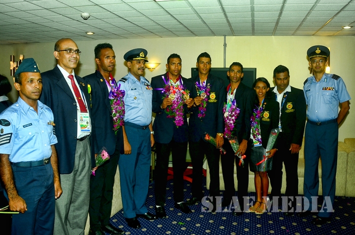 SLAF Team Brought Honour to Motherland