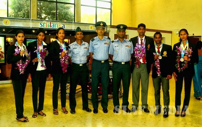 SLAF Team Brought Honour to Motherland