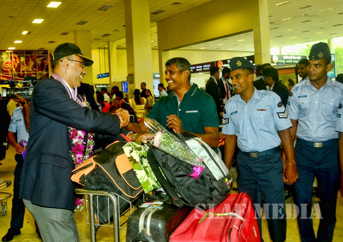 SLAF Team Brought Honour to Motherland
