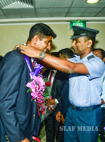 SLAF Team Brought Honour to Motherland