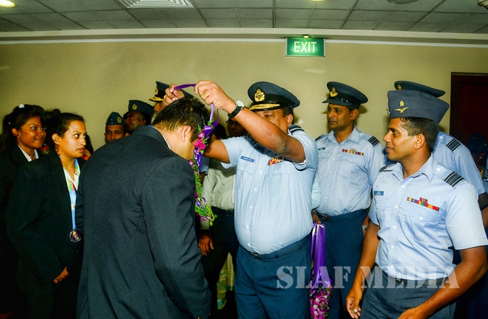 SLAF Team Brought Honour to Motherland