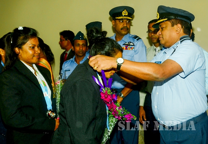 SLAF Team Brought Honour to Motherland
