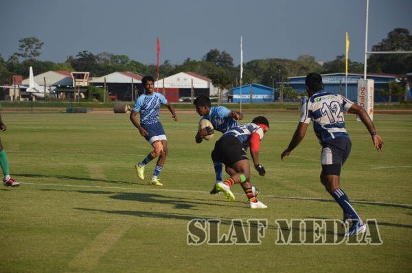 Air Force Beat Police Sports Club at 'A' Division Rugby Match