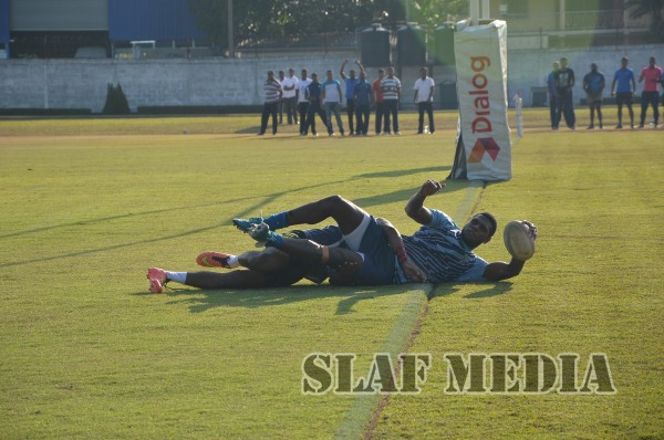Air Force Beat Police Sports Club at 'A' Division Rugby Match