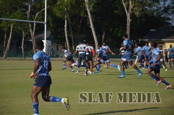 Air Force Beat Police Sports Club at 'A' Division Rugby Match