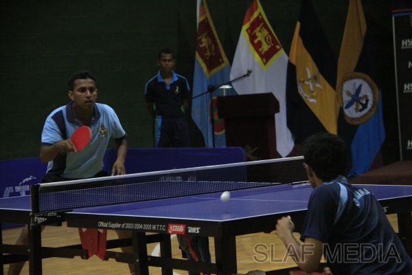 SLAF WINS DEFENCE SERVICES TABLE TENNIS TOURNAMENT