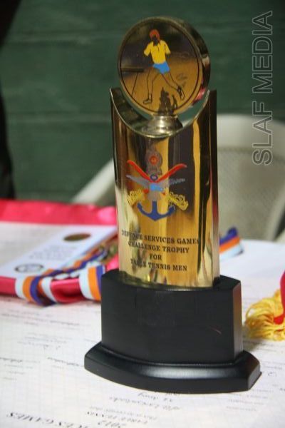 SLAF WINS DEFENCE SERVICES TABLE TENNIS TOURNAMENT