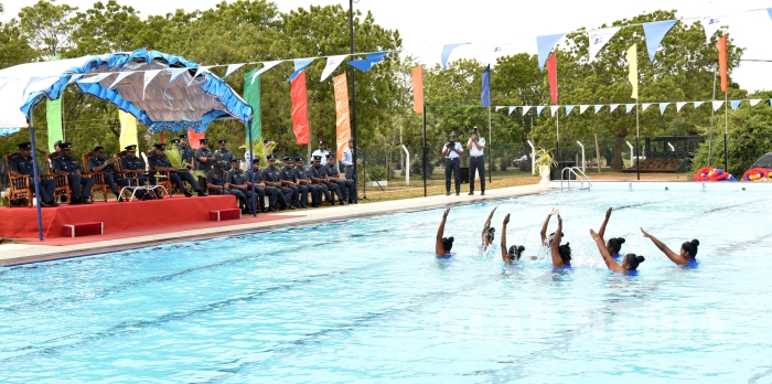 Newly Constructed Swimming Pool Declared Open at SLAF Station Weerawila