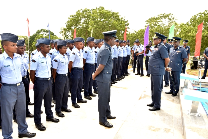 Newly Constructed Swimming Pool Declared Open at SLAF Station Weerawila