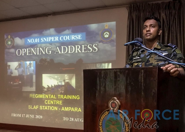 Sri Lanka Air Force Commences Sniper Training for SLAF Personnel at Ampara
