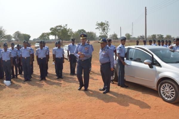 Newly constructed Solar power plant at SLAF Station Palavi