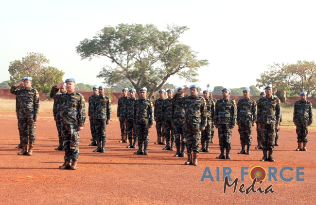 Change of Command at Minusca