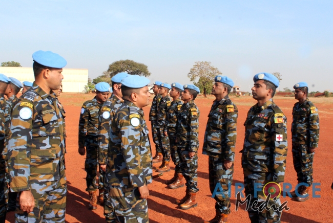 Change of Command at Minusca
