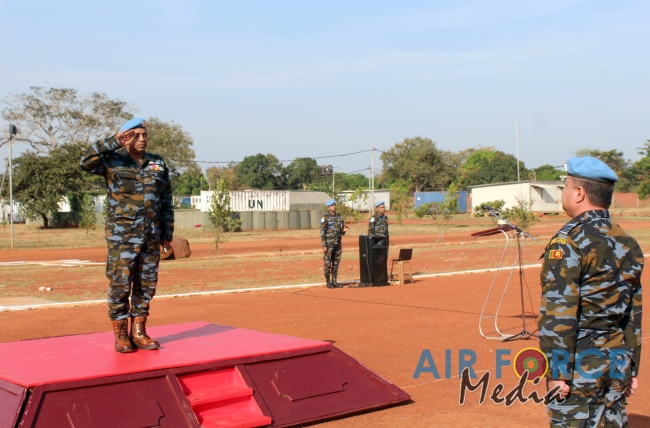 Change of Command at Minusca