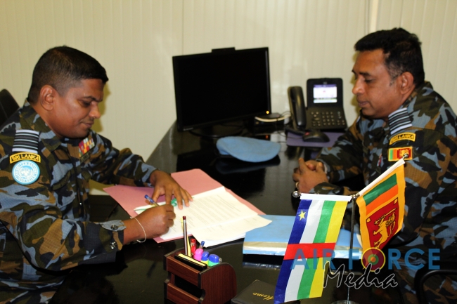Change of Command at Minusca