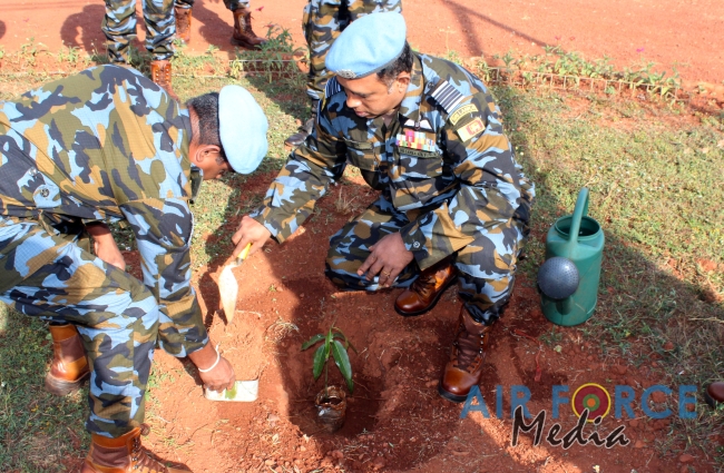 Change of Command at Minusca