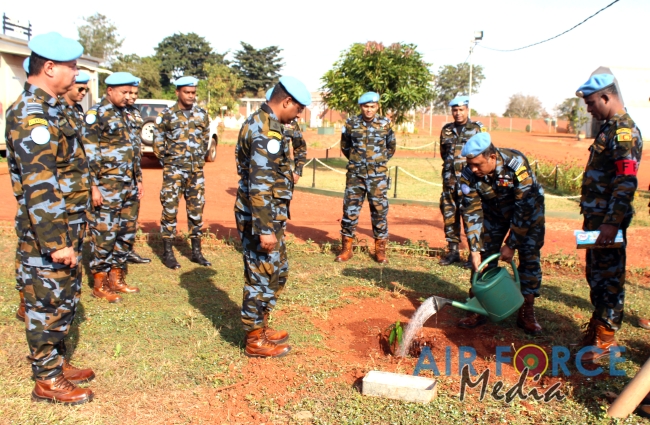 Change of Command at Minusca