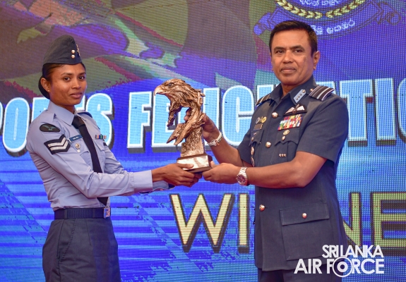 OUTSTANDING SPORTS ACHIEVERS FELICITATED BY THE COMMANDER