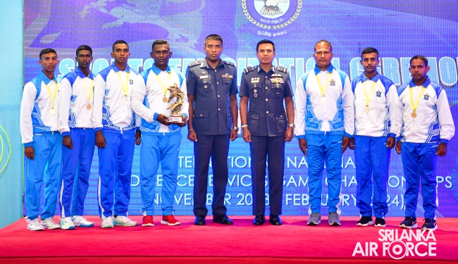 OUTSTANDING SPORTS ACHIEVERS FELICITATED BY THE COMMANDER