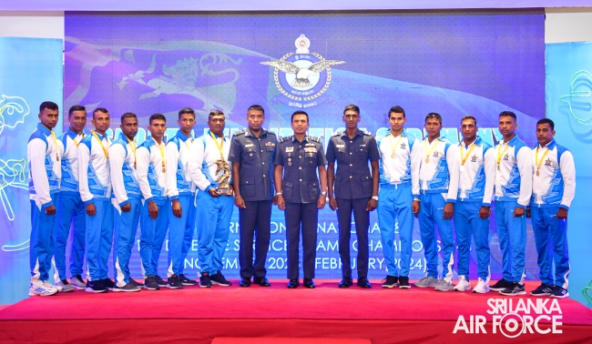 OUTSTANDING SPORTS ACHIEVERS FELICITATED BY THE COMMANDER